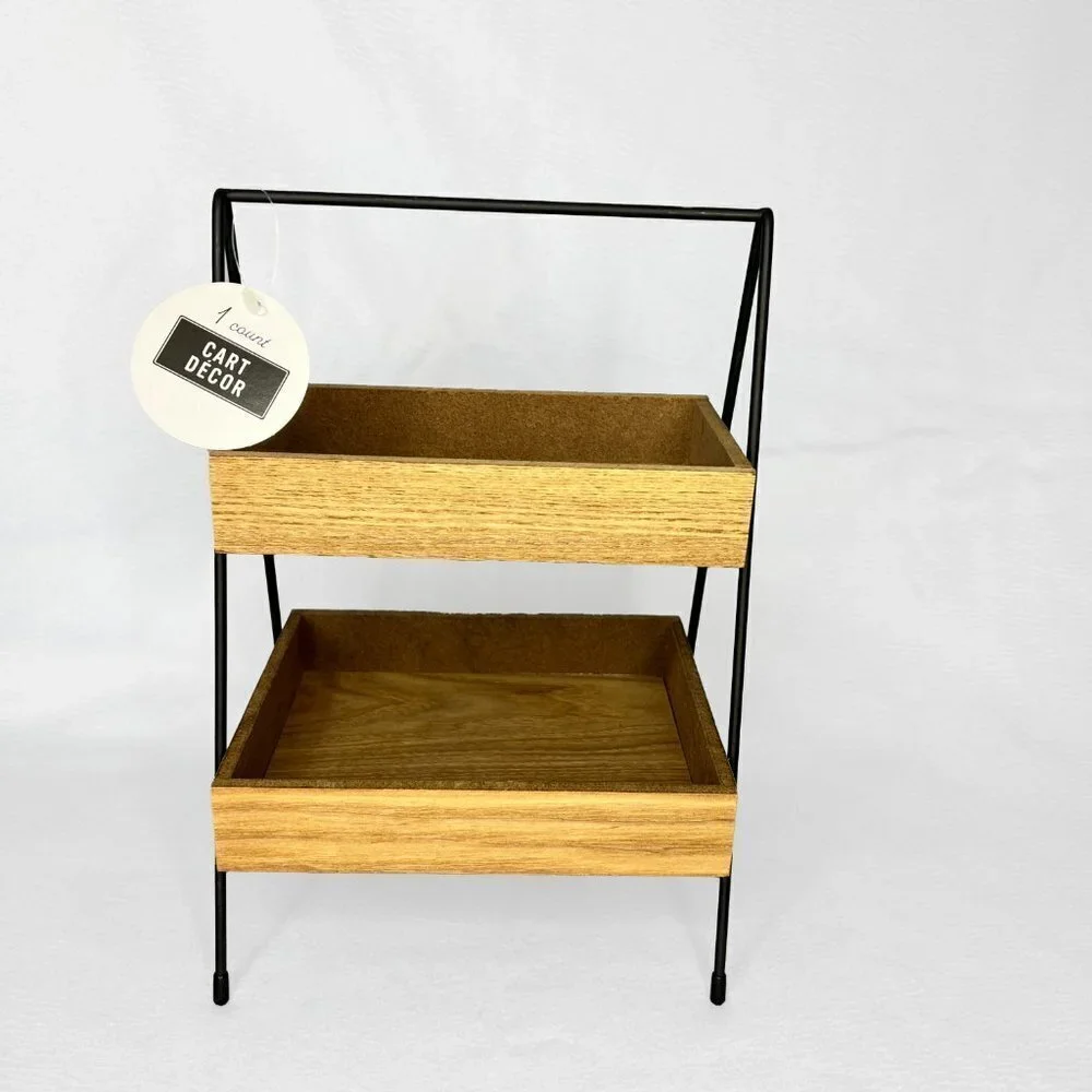 Target Bullseye Playground - 2021 2 Tiered Mini Coffee Bar Rectangle Tray New